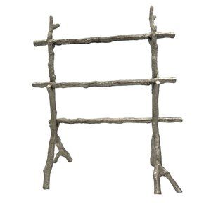Silver Branch Jewelry Stand Display Twig Tree 3 Tier